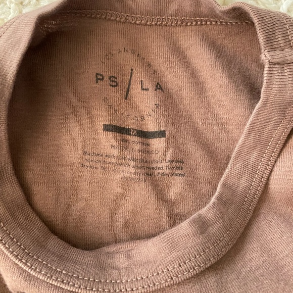 Coffee brown lettuce cut t-shirt from PacSun - Picture 3 of 4